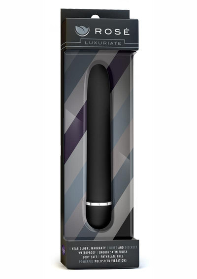 Rose Luxuriate Vibrator - Black