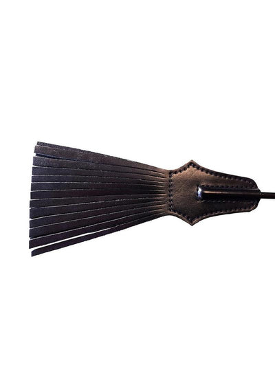 Rouge Fifty Times Hotter Tassel Riding Crop - Black