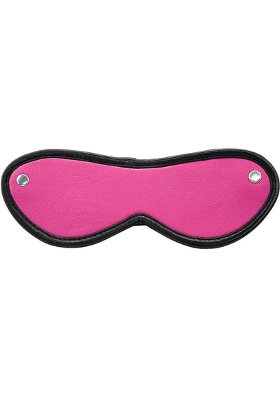 Rouge Leather Blindford Eye Mask - Pink