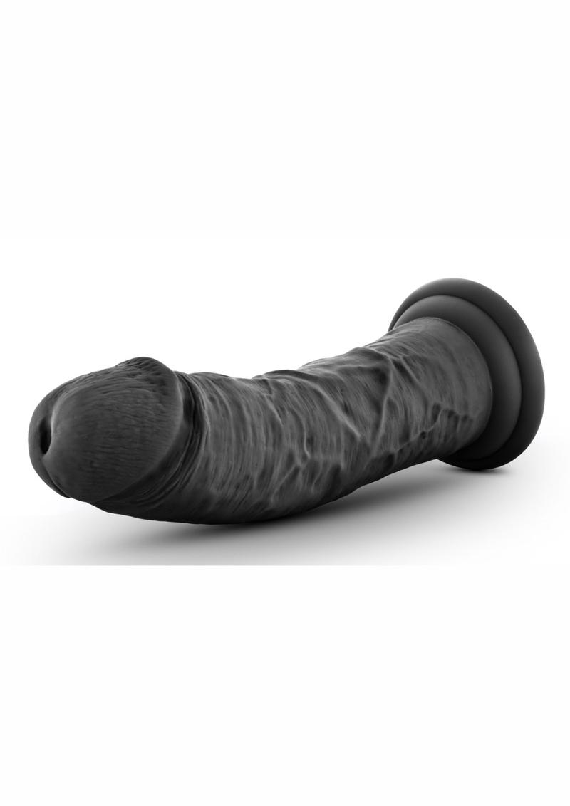 Ruse Jammy Silicone Dildo - Black - 8in