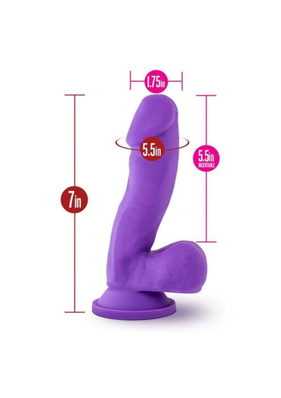 Ruse Juicy Silicone Dildo with Balls