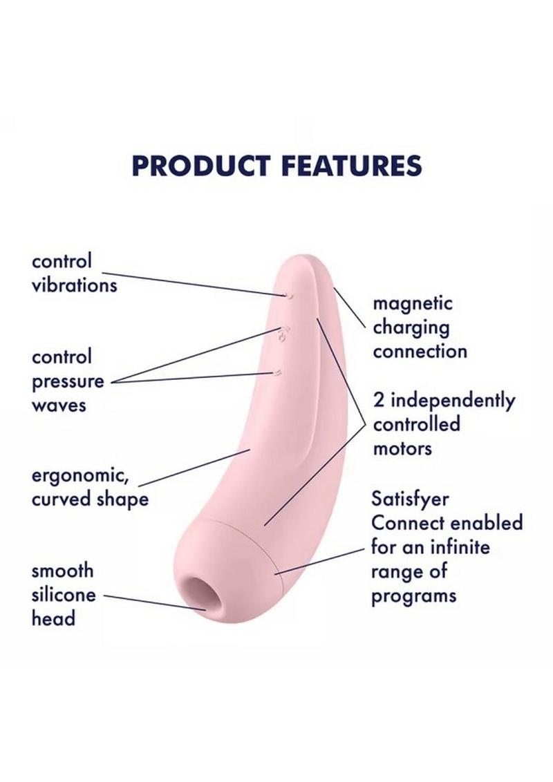 Satisfyer Curvy 2+ Rechargeable Silicone Clitoral Stimulator