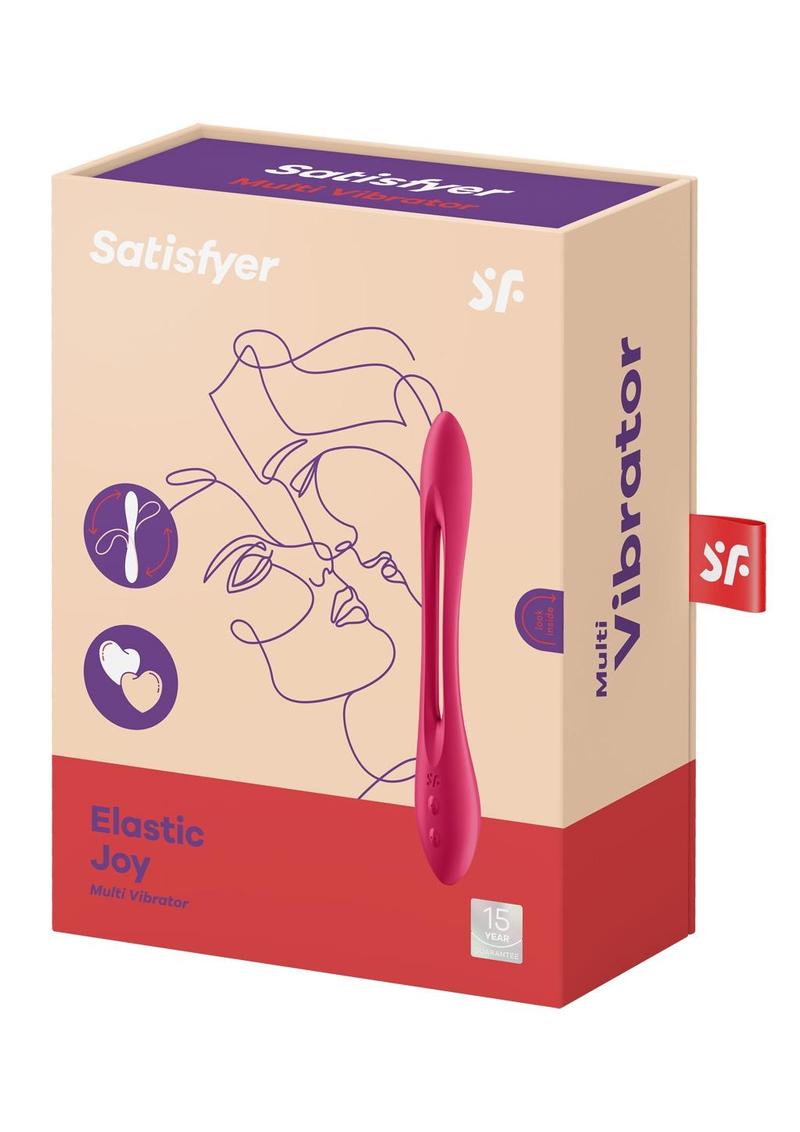 Satisfyer Elastic Joy Rechargeable Vibrator - Red