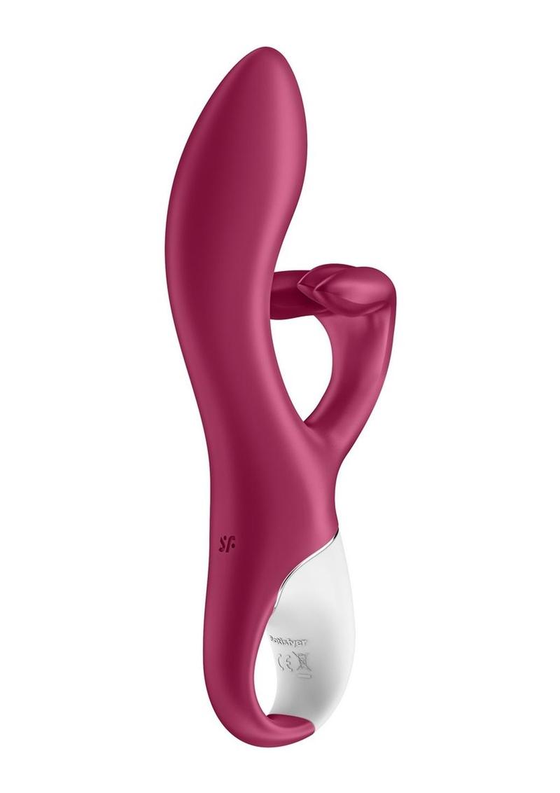 Satisfyer Embrace Me Silicone Rechargeable Vibrator with Clitoral Stimulation