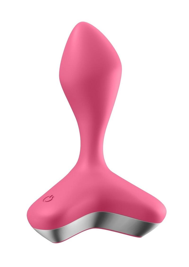 Satisfyer Game Changer Rechargeable Silicone Anal Plug - Pink