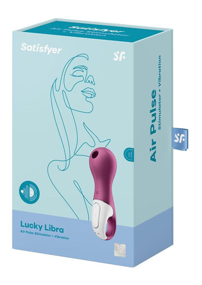 Satisfyer Lucky Libra Silicone Rechargeable Clitoral Stimulator - Purple