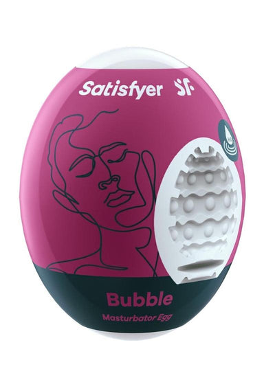 Satisfyer Masturbator Egg Single (Bubble - Purple