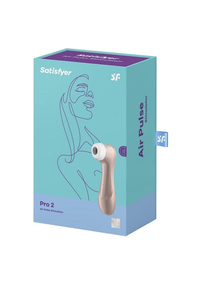 Satisfyer Pro 2 Generation 2 Rechargeable Silicone Clitoral Stimulator 6.5in - Bronze