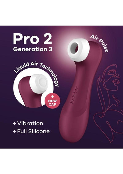 Satisfyer Pro 2 Generation 3 Silicone Clitoral Stimulator