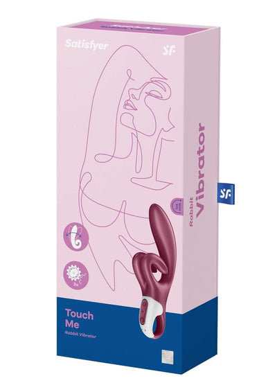 Satisfyer Touch Me Rechargeable Silicone Rabbit Vibrator - Red