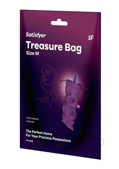 Satisfyer Treasure Bag Toy Storage - Purple/Violet - Medium