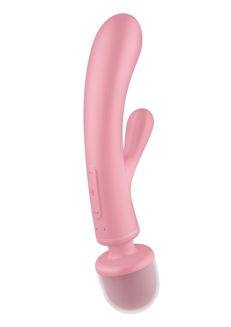 Satisfyer Triple Lover Rechargeable Silicone Rabbit Vibrator