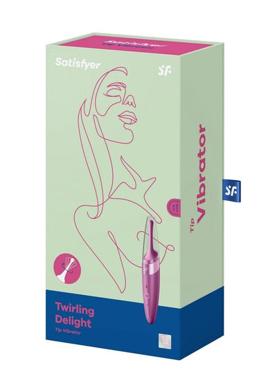 Satisfyer Twirling Delight Rechargeable Stimulator - Berry/Purple