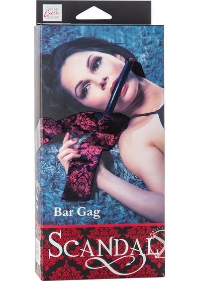 Scandal Bar Gag - Black/Red