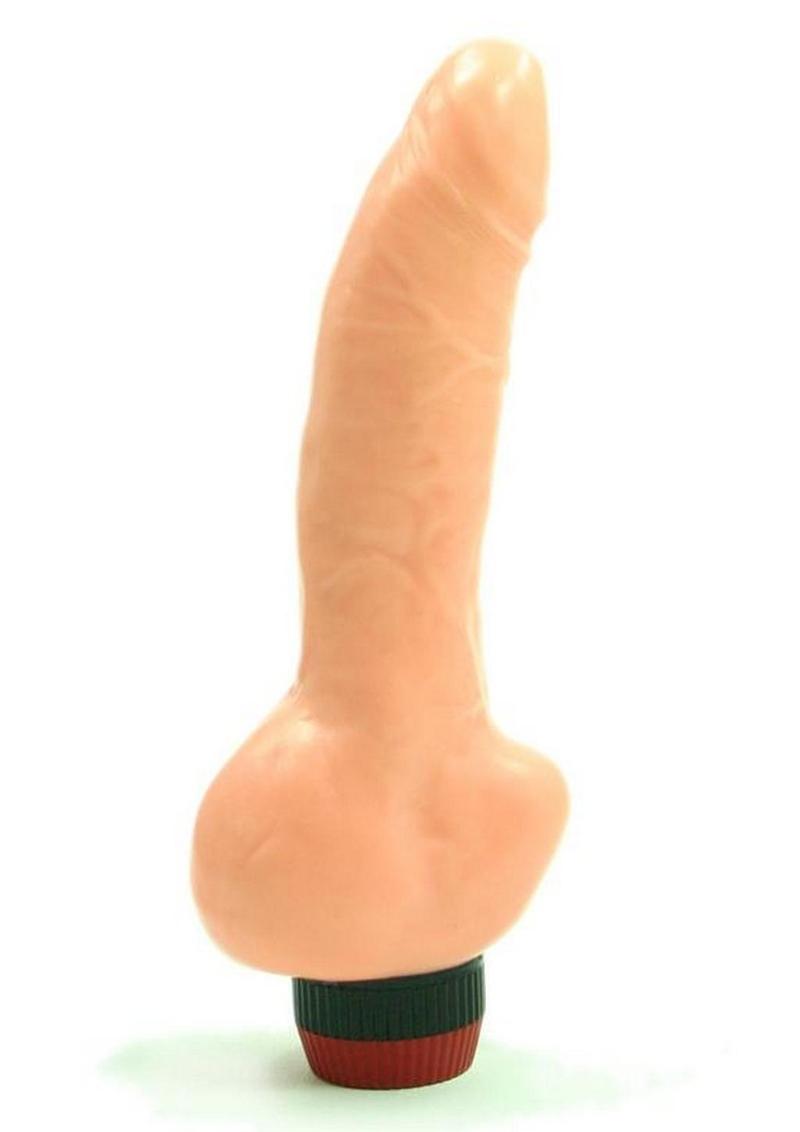 Sensual Pleaser Realistic Vibrator - Vanilla - 7in