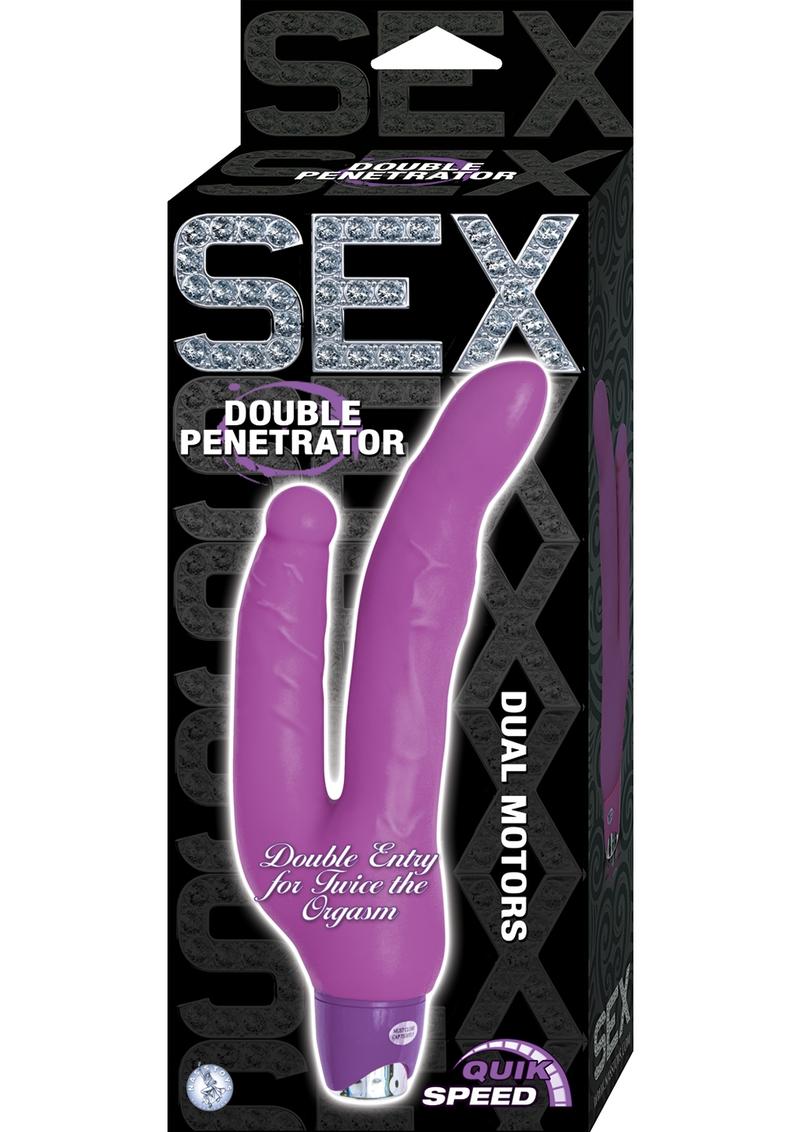 Sex Double Penetrator Vibrator - Purple