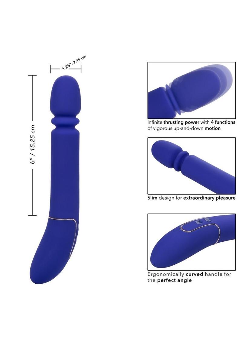 Shameless Slim Thumper Silicone Rechargeable Thrusting Vibrator