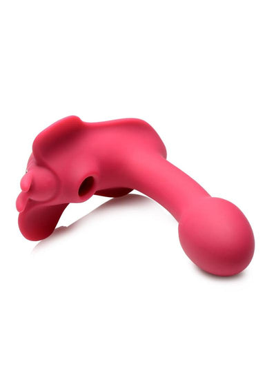 Shegasm Butterfy Tease Rechargeable Silicone 10x Clitoral Suction Stimulator with Remote Control