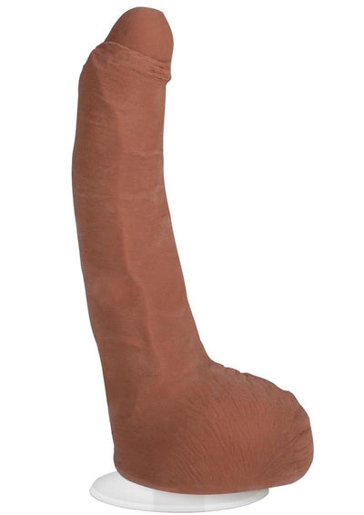 Signature Cocks Leo Vibe Dildo - Caramel - 7.5in