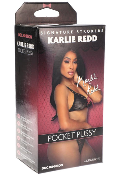 Signature Strokers Karlie Redd Ultraskyn Pocket Masturbator - Pussy - Caramel