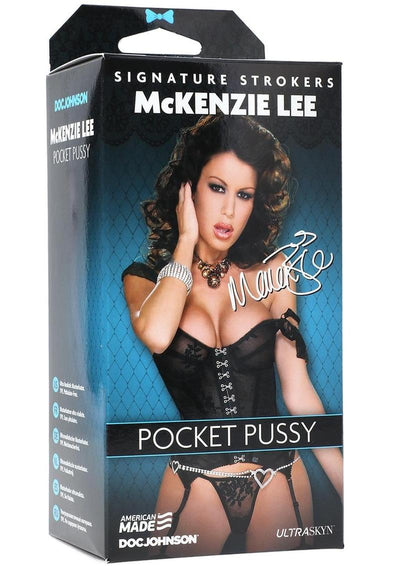 Signature Strokers Mckenzie Lee Ultraskyn Pocket Masturbator - Pussy - Vanilla