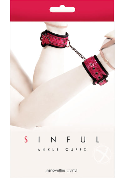 Sinful Ankle Cuffs - Pink