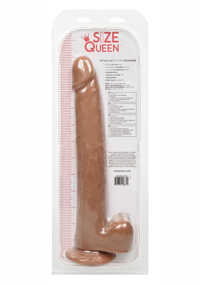 Size Queen Dildo with Balls