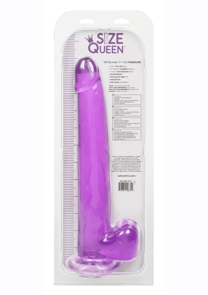 Size Queen Dildo with Balls