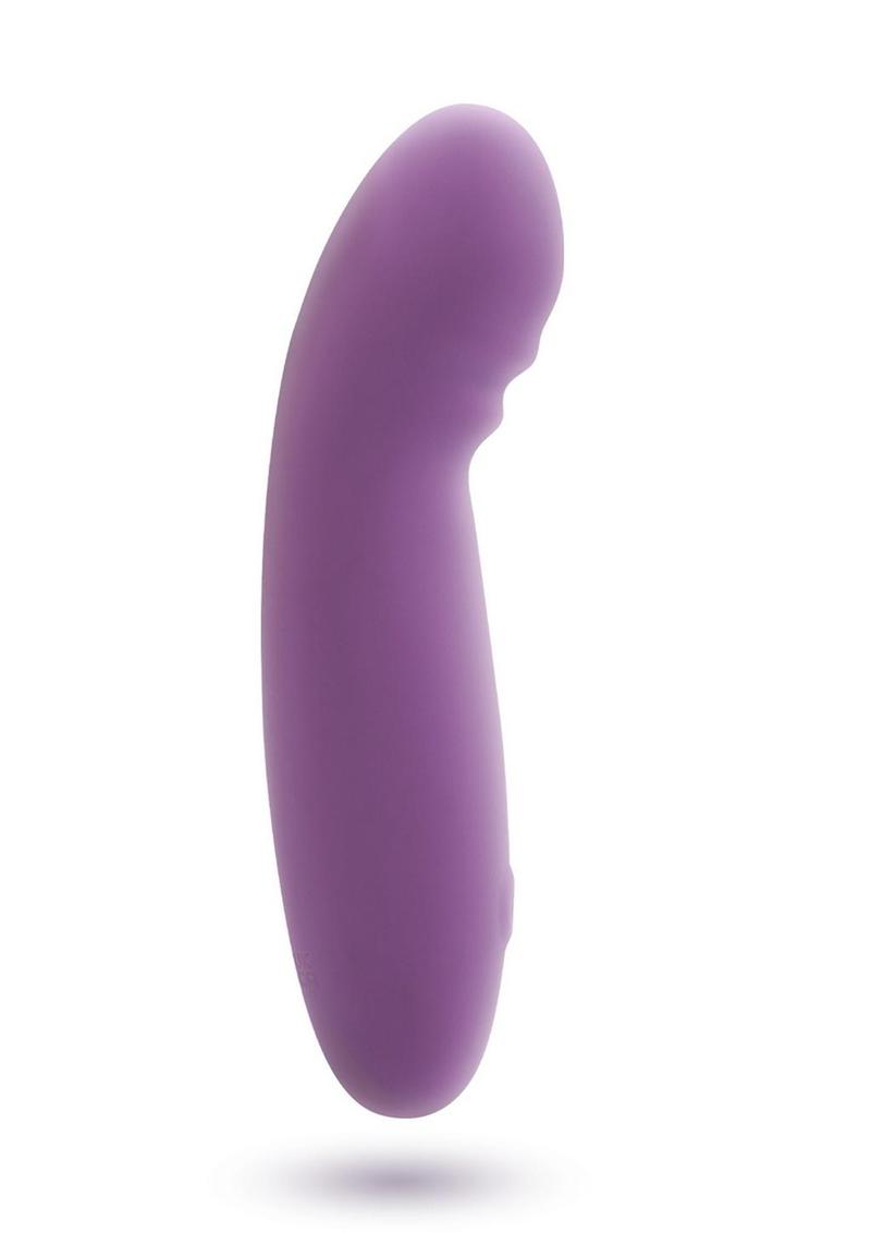 Skins Touch The Glee Spot Rechargeable Silicone Vibrator - Lavender/Purple