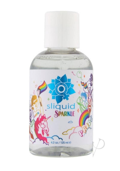 Sliquid Sparkle Pride Water Based Lubricant - 4.2oz