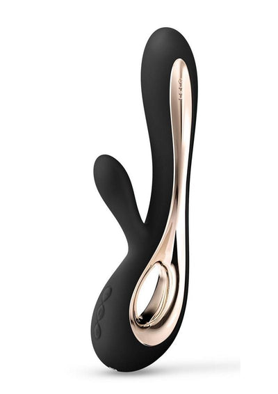 Soraya 2 Rechargeable Rabbit Vibrator - Black