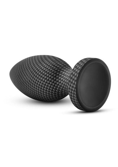 Spark Silicone Butt Plug - Medium - Carbon Fiber