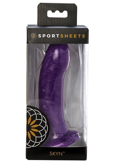 Sportsheets Skyn Silicone Flared Base Dildo - Purple