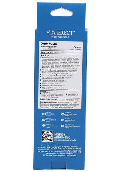 Sta-Erect Delay Creme For Men