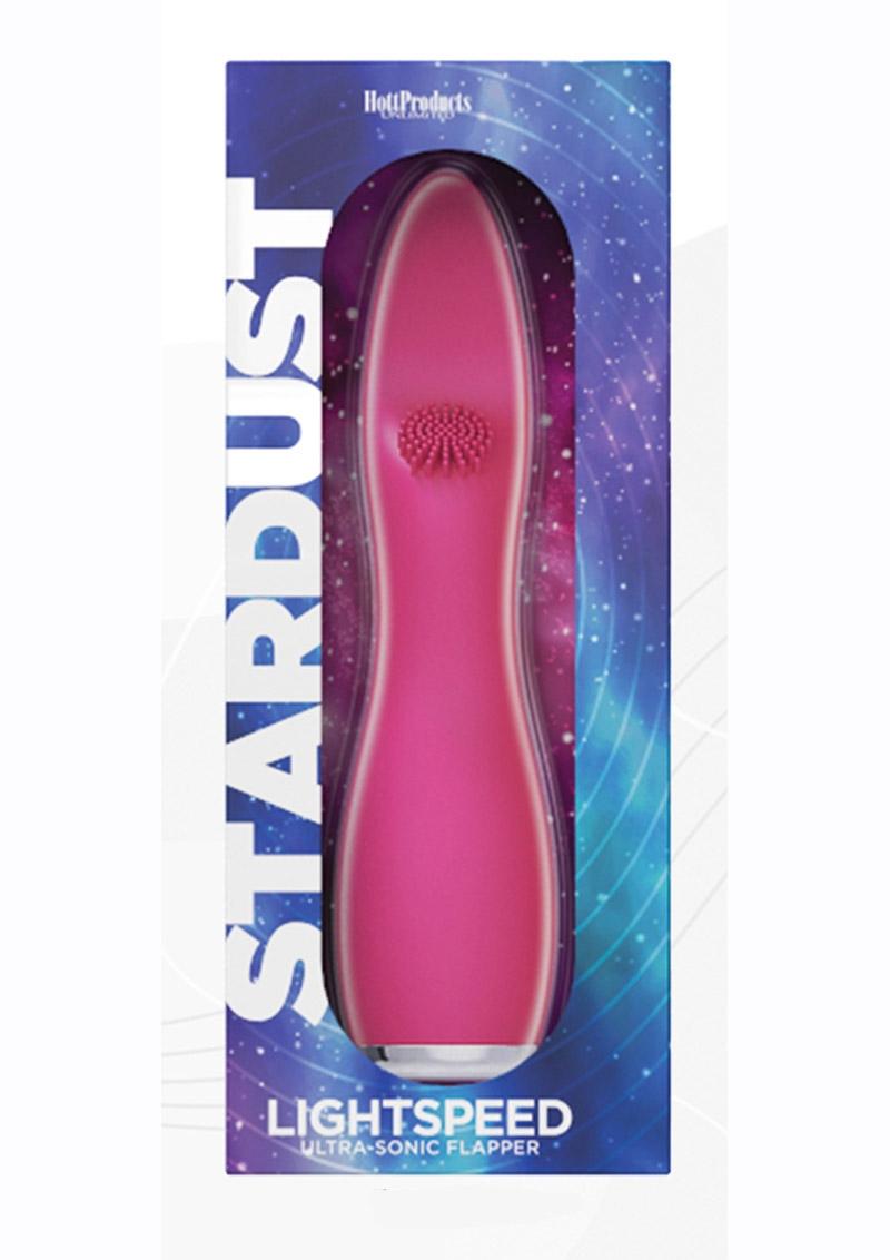 Stardust Lightspeed Silicone Clitoral Stimulator - Magenta/Pink