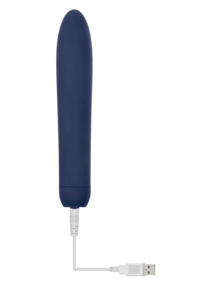 Straight Forward Rechargeable Silicone Vibrator