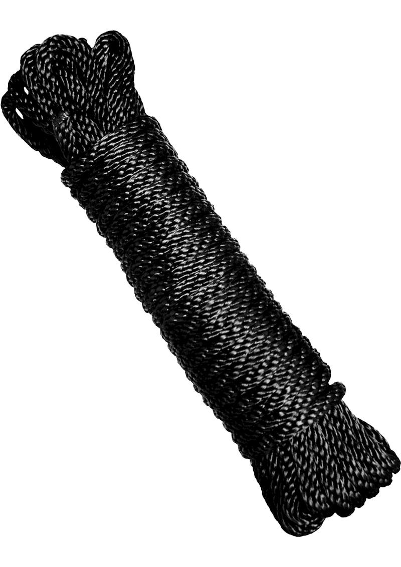 Strict Bondage Rope - Black - 30ft