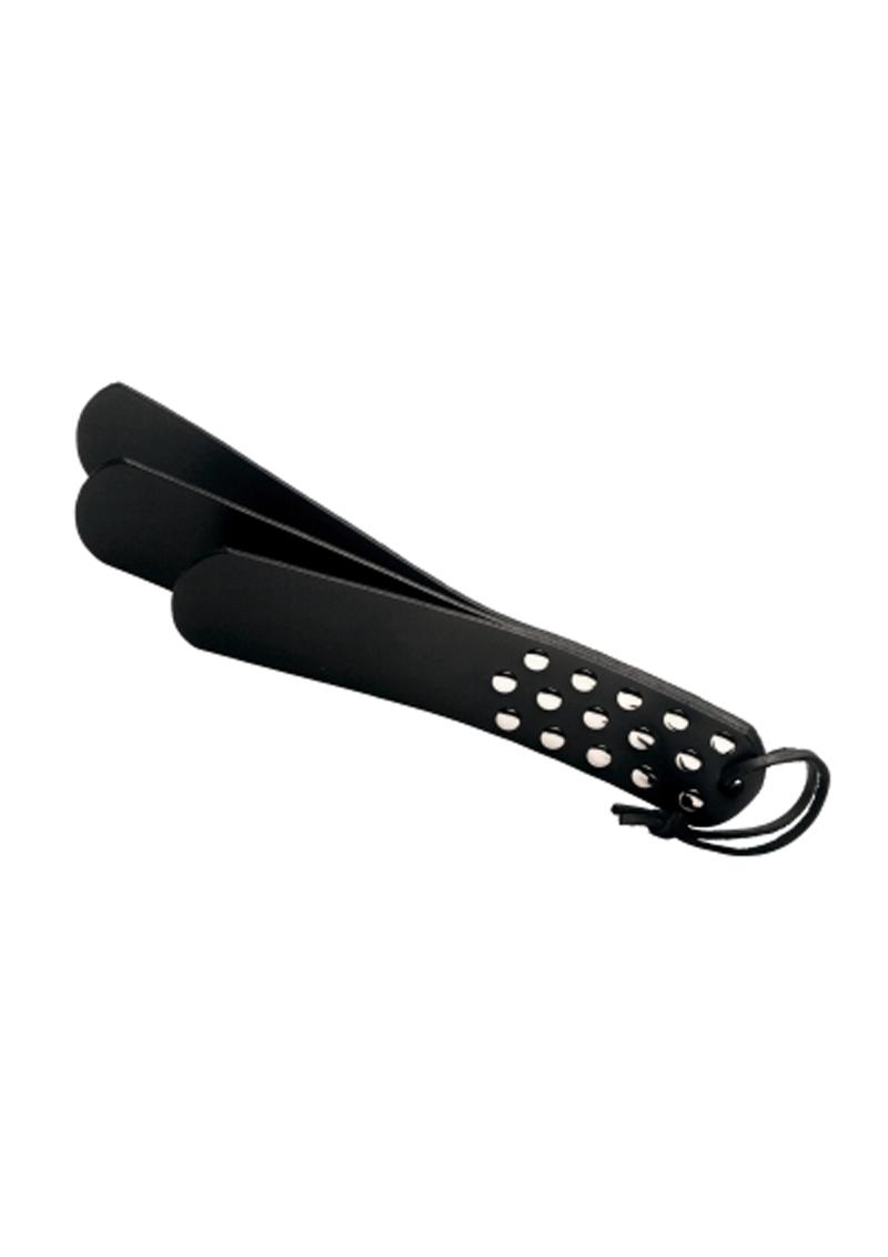 Strict Leather Three Layer Slapper - Black