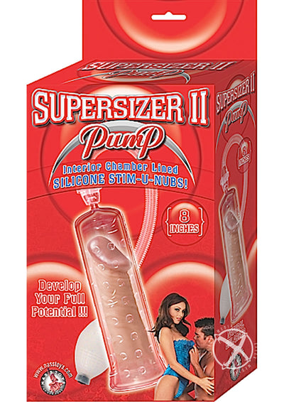 Supersizer II Penis Pump - Clear - 8in