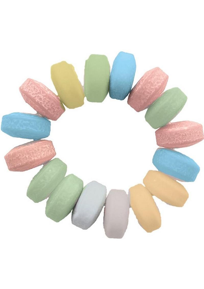 Sweet and Sexy Candy Love Rings - Multicolor - 3 Each Per Pack