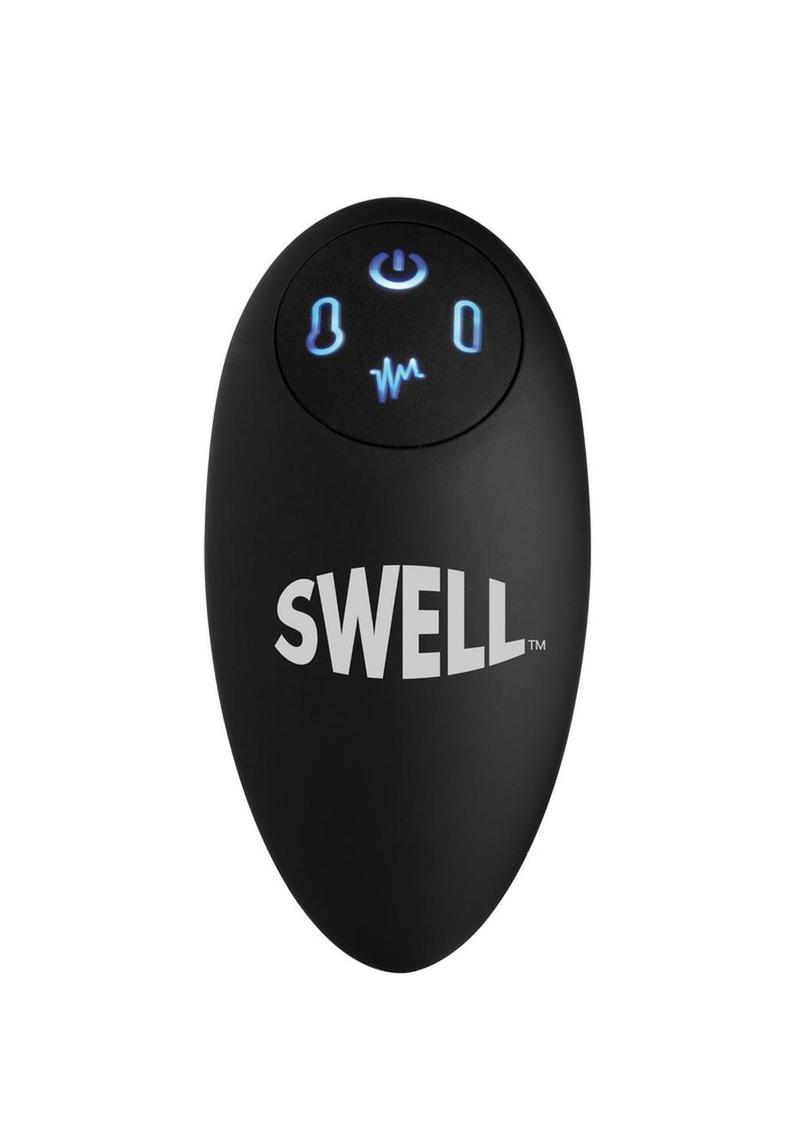 Swell Inflatable Rechargeable Silicone Vibrating Missile Anal Plug