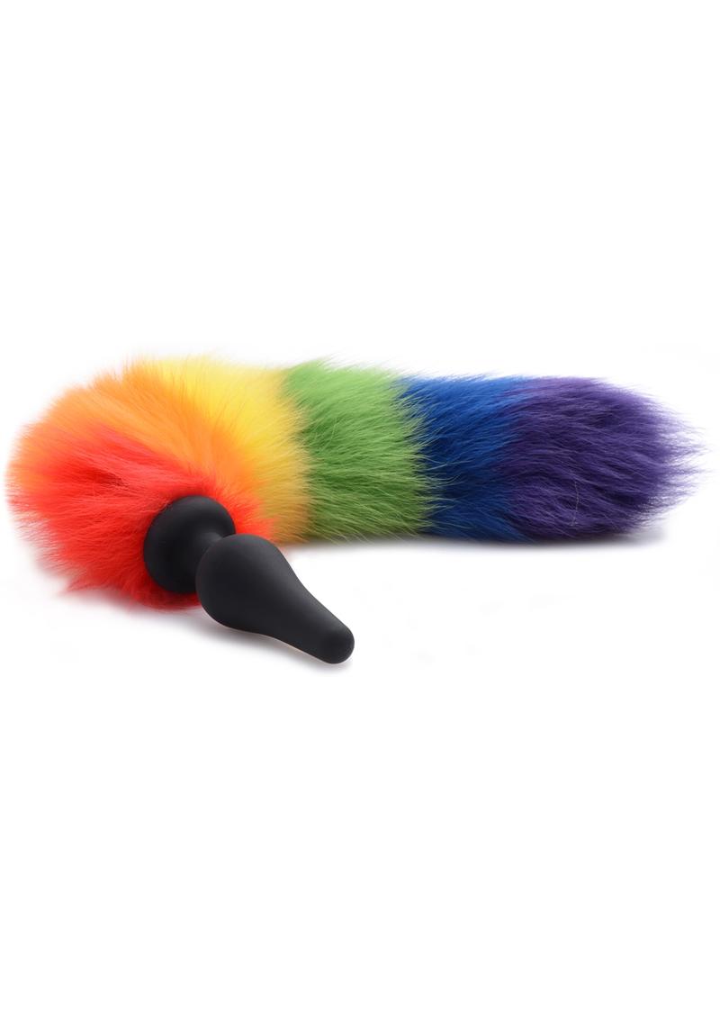Tailz Rainbow Tail Silicone Butt Plug  Sinsations