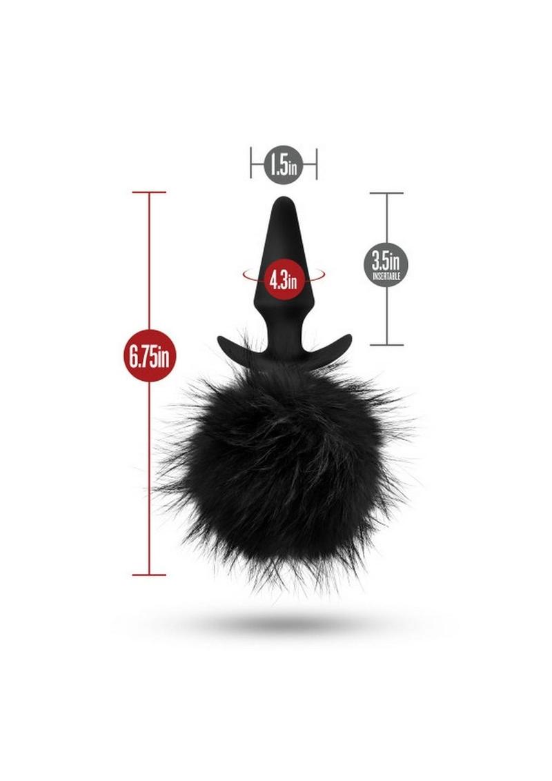 Temptasia Bunny Tail Pom Silicone Butt Plug