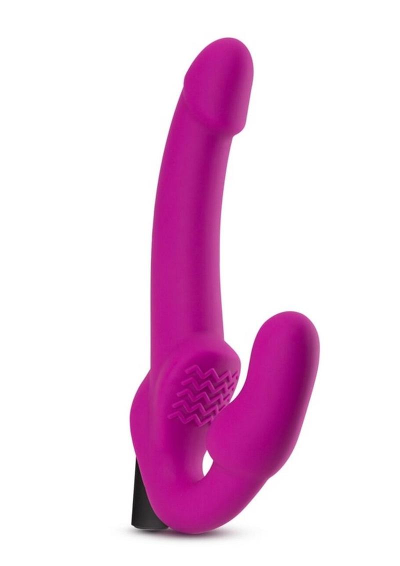 Temptasia Estella Strapless Silicone Vibrating Dildo with Rechargeable Bullet