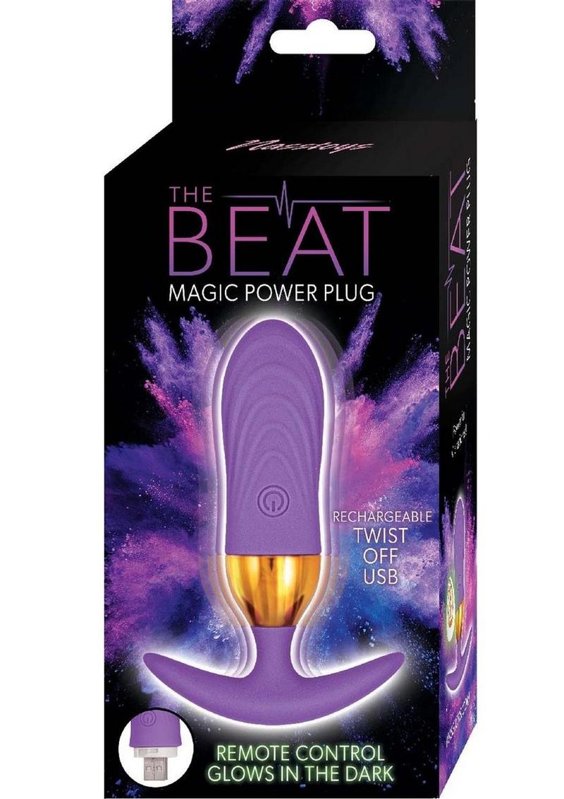 The Beat Magic Power Rechargeable Silicone Plug - Purple