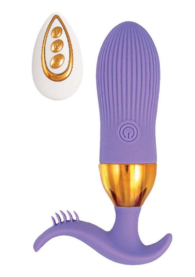 The Beat Magic Tickler Rechargeable Silicone Plug - Purple