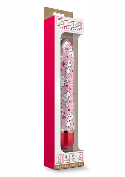 The Collection Sweet Bunny Classic Slim Vibrator - Red