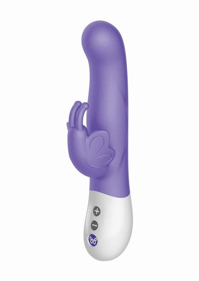 The Vibrating Dual Stim Butterfly Silicone Rechargeable Rabbit Vibrator