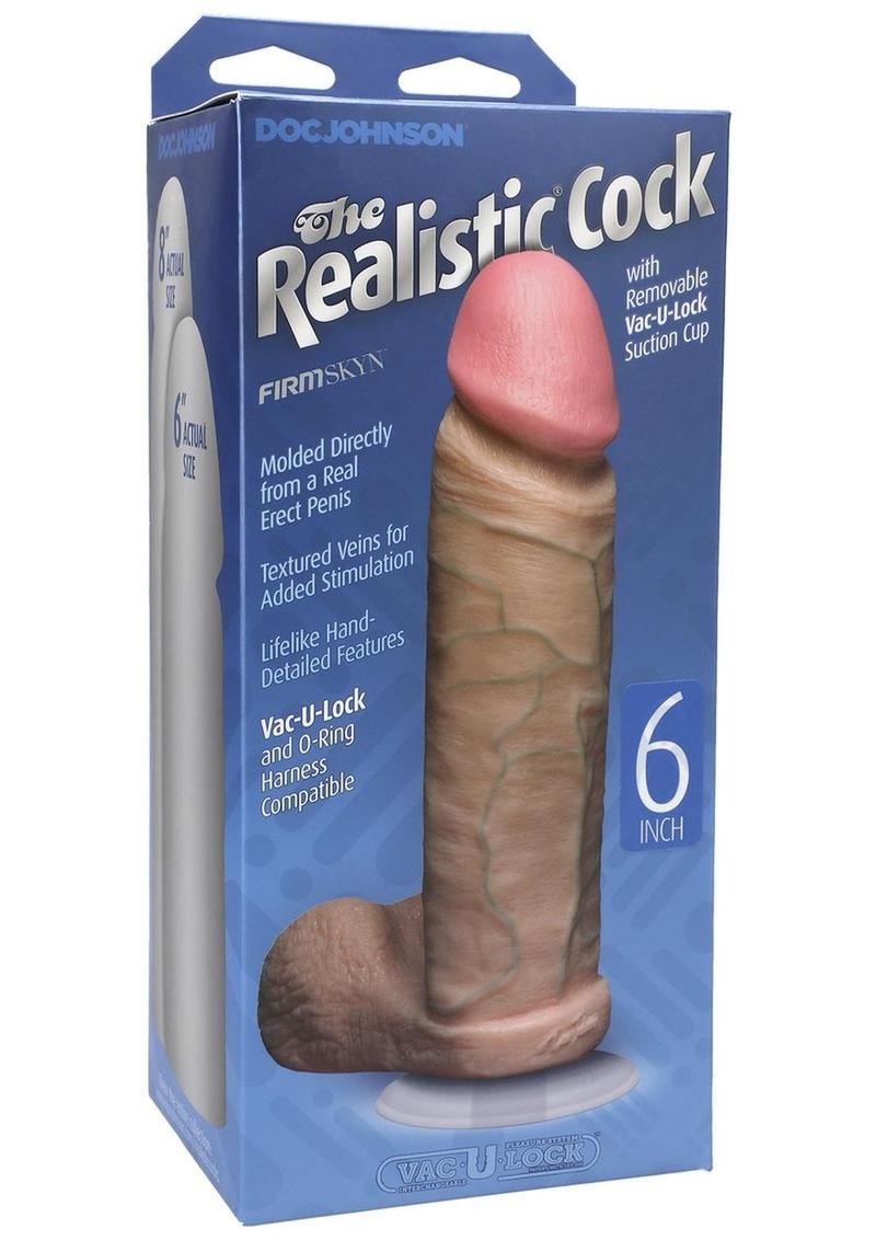 The Realistic Cock Dildo - Vanilla - 6in