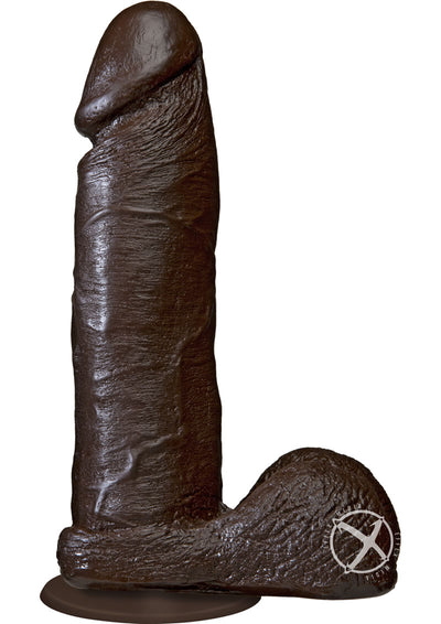 The Realistic Cock Dildo - Black - 8in